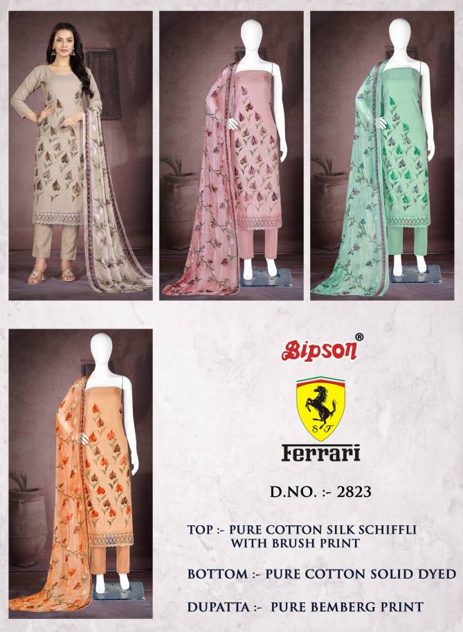 Ferrari 2823 By Bipson Cotton Silk Printed Sarees Wholesale Shop In Surat